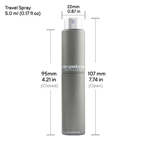 microperfumes size chart